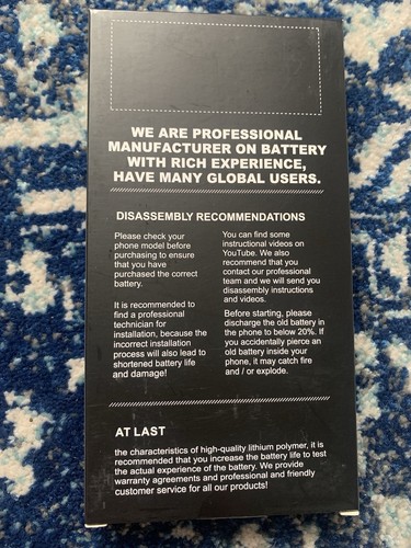 Replacement for iphone battery - replacement,