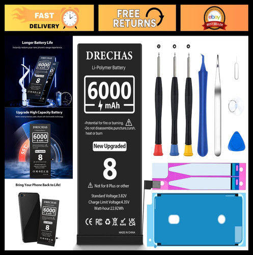 High capacity 6000mah - capacity,